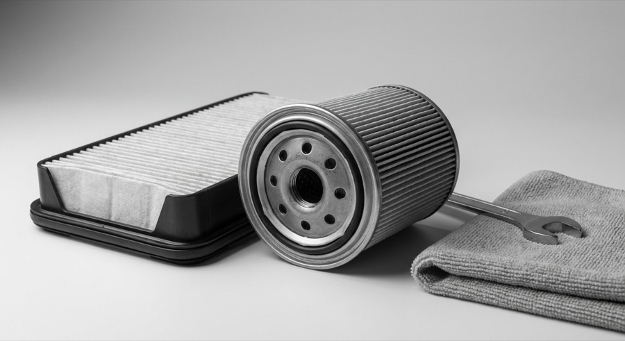 Oil and air filters