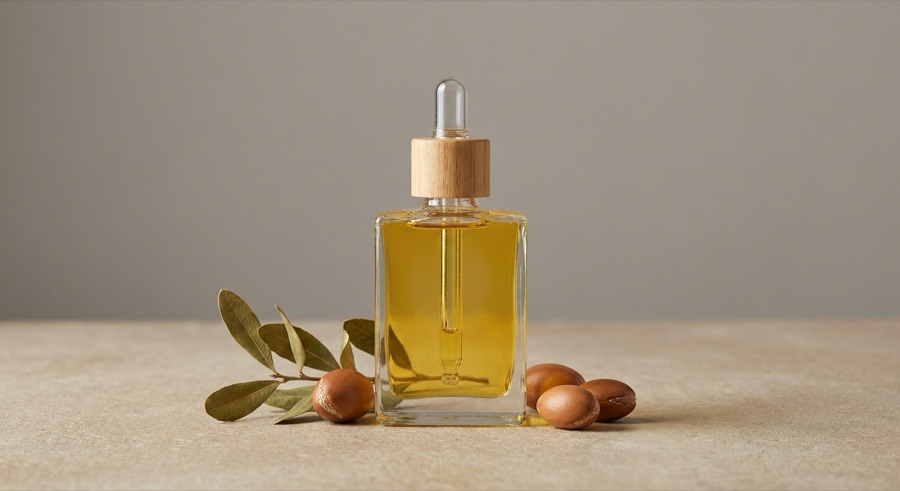 Organic argan hair oil