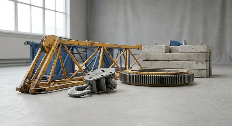 Tower crane components