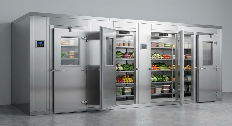Walk-in refrigeration units