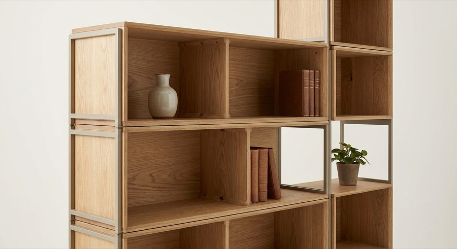 Modular shelving units