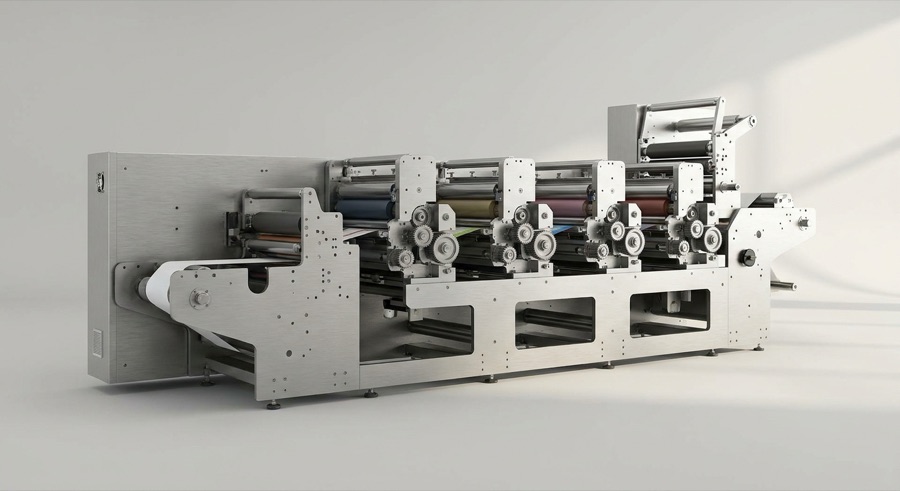Flexographic printing machines