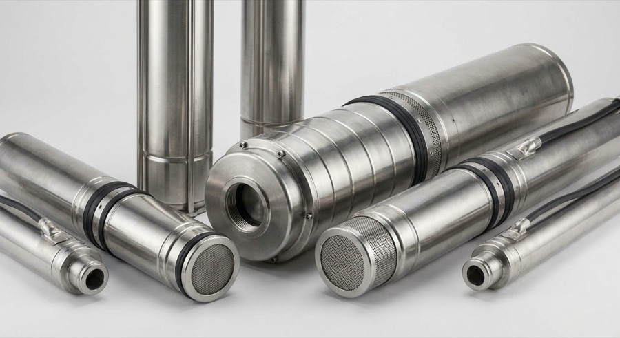 Submersible borehole pumps
