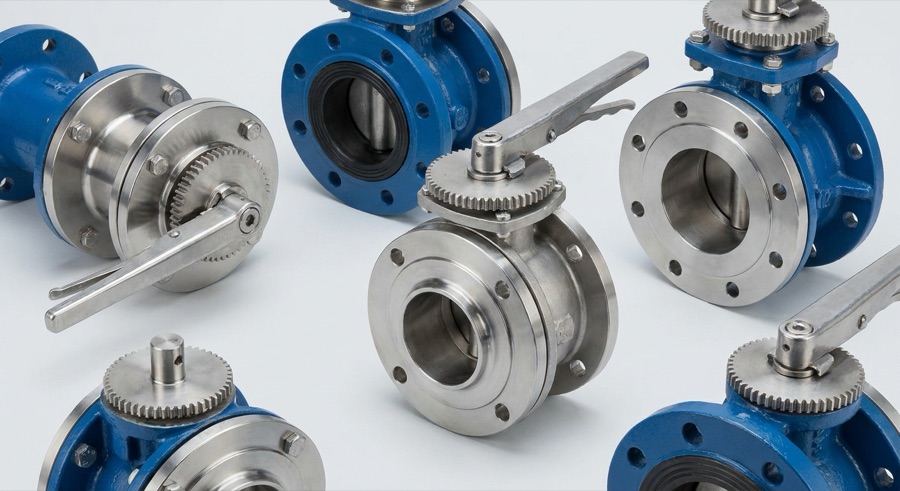 Butterfly control valves