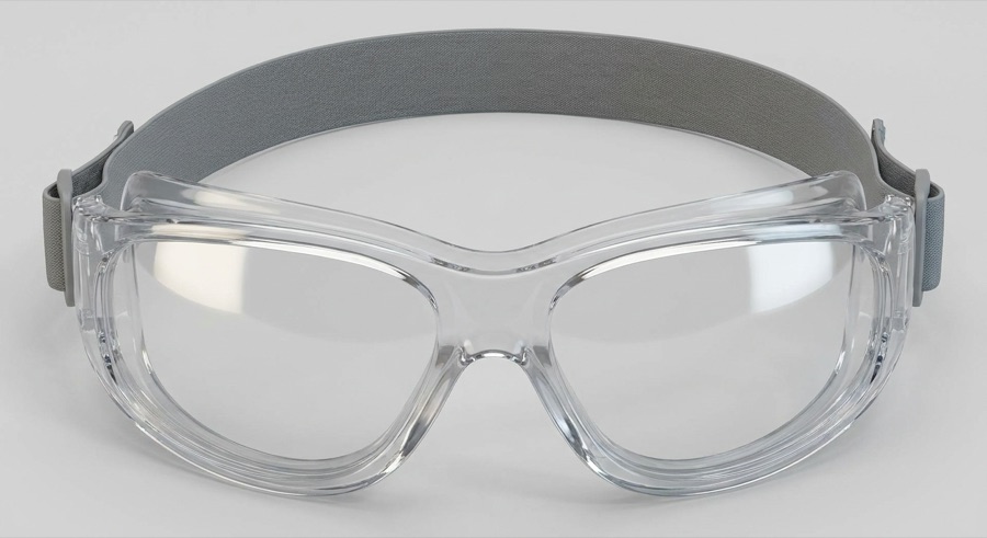 Polycarbonate safety goggles