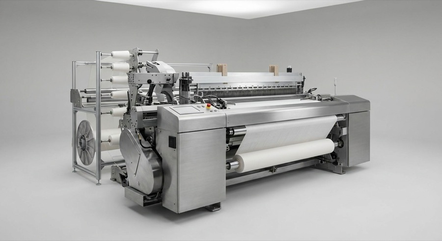 Air-jet weaving looms