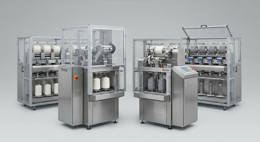 Rotor spinning machines