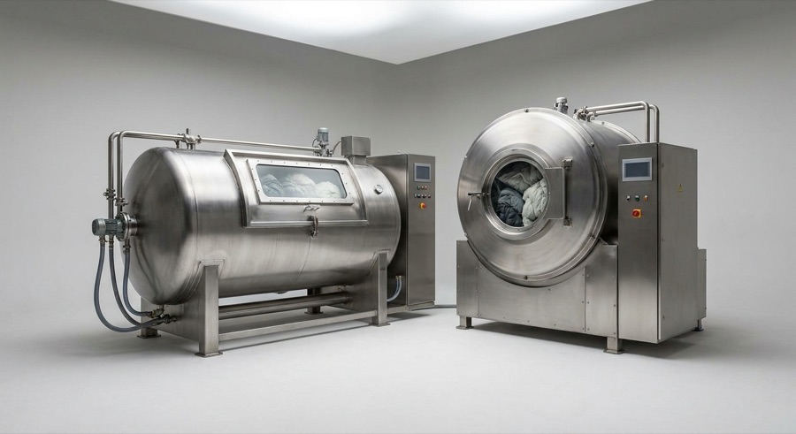 Fabric dyeing machines